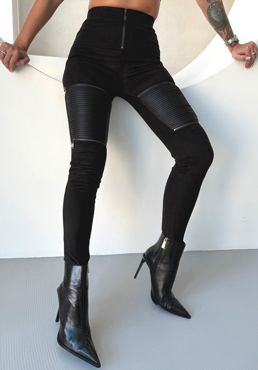 ЛЕГІНСИ LEATHER 4 SUEDE