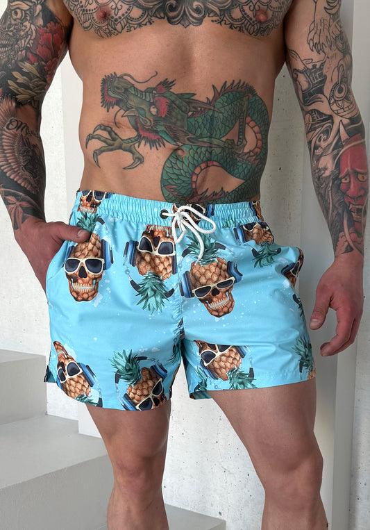 ШОРТИ ПЛЯЖНІ PINEAPPLE SKULLS