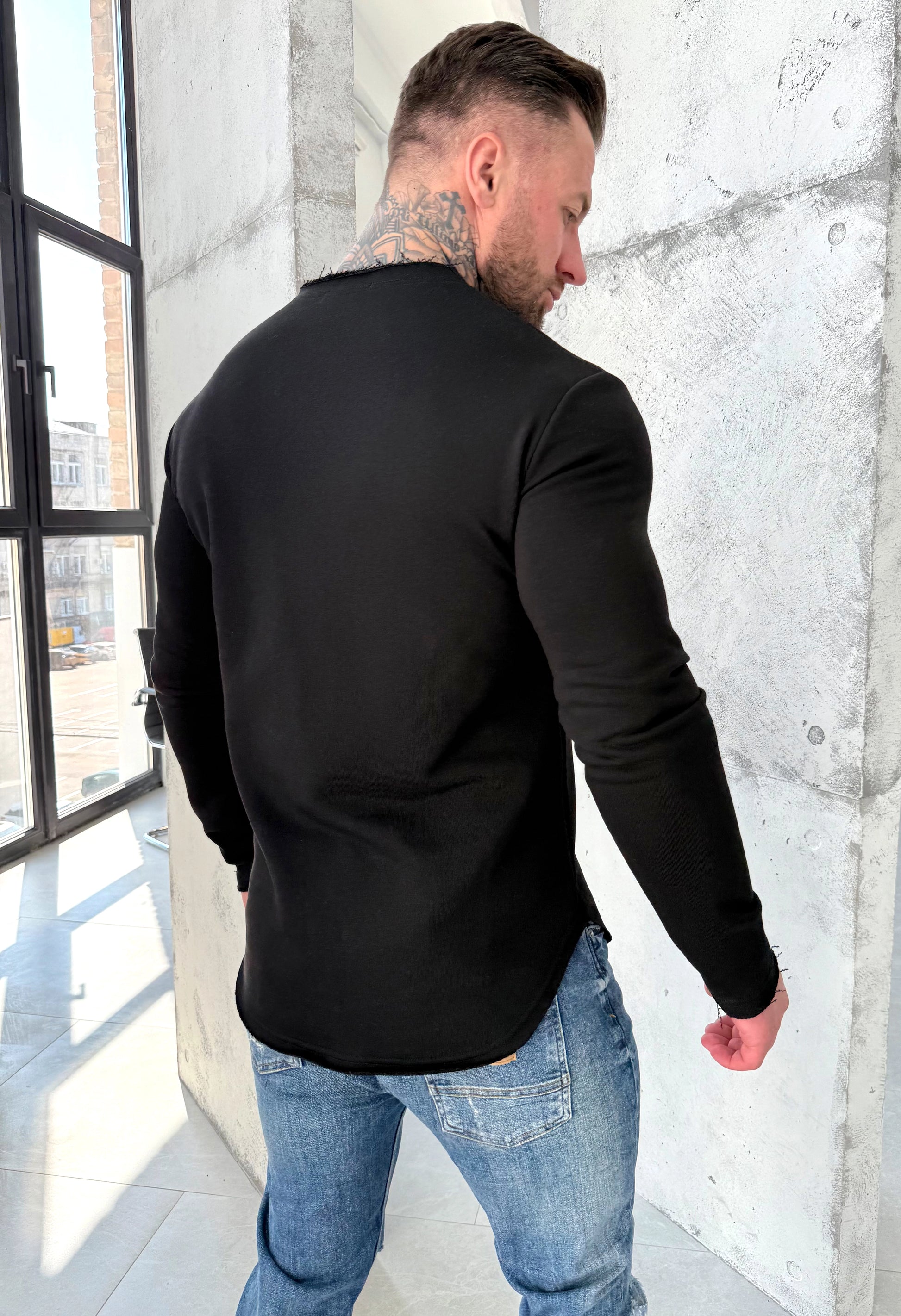SWEATSHIRT HOLEY
