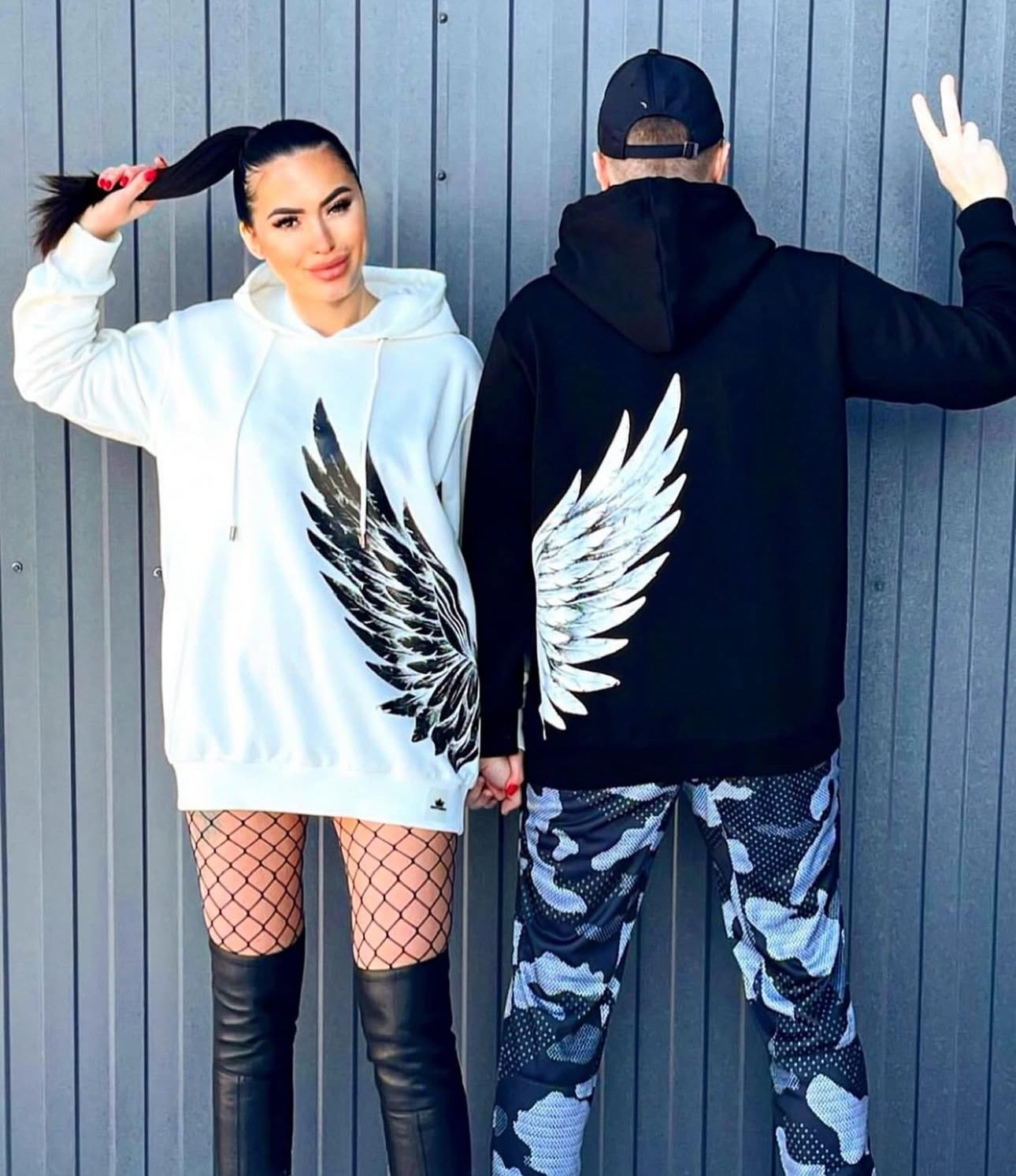 Худі для пар COUPLES WINGS