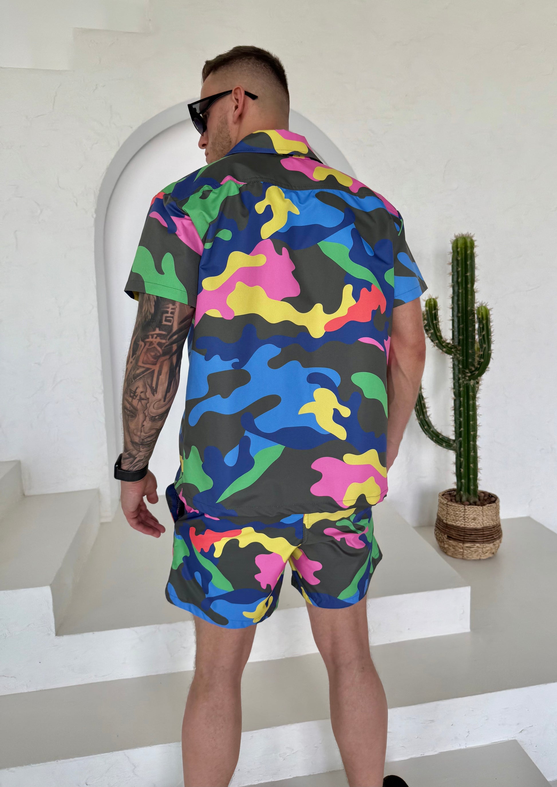 Комплект пляжний чоловічий CAMO BRIGHT