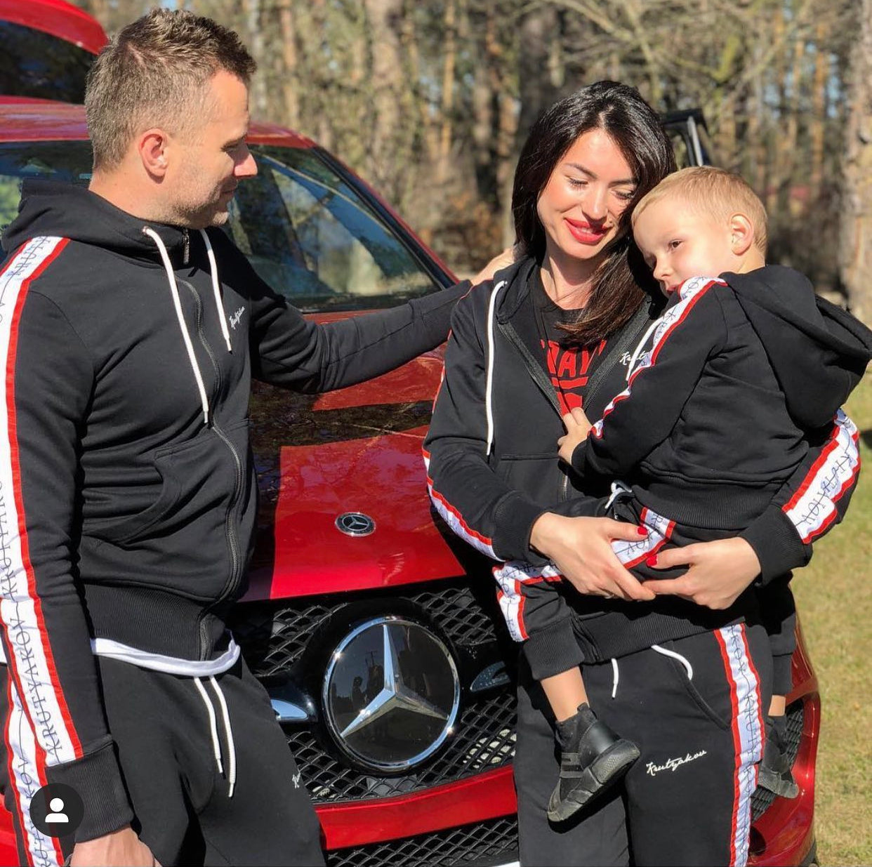 TRACKSUITS FOR COUPLE STRIPES