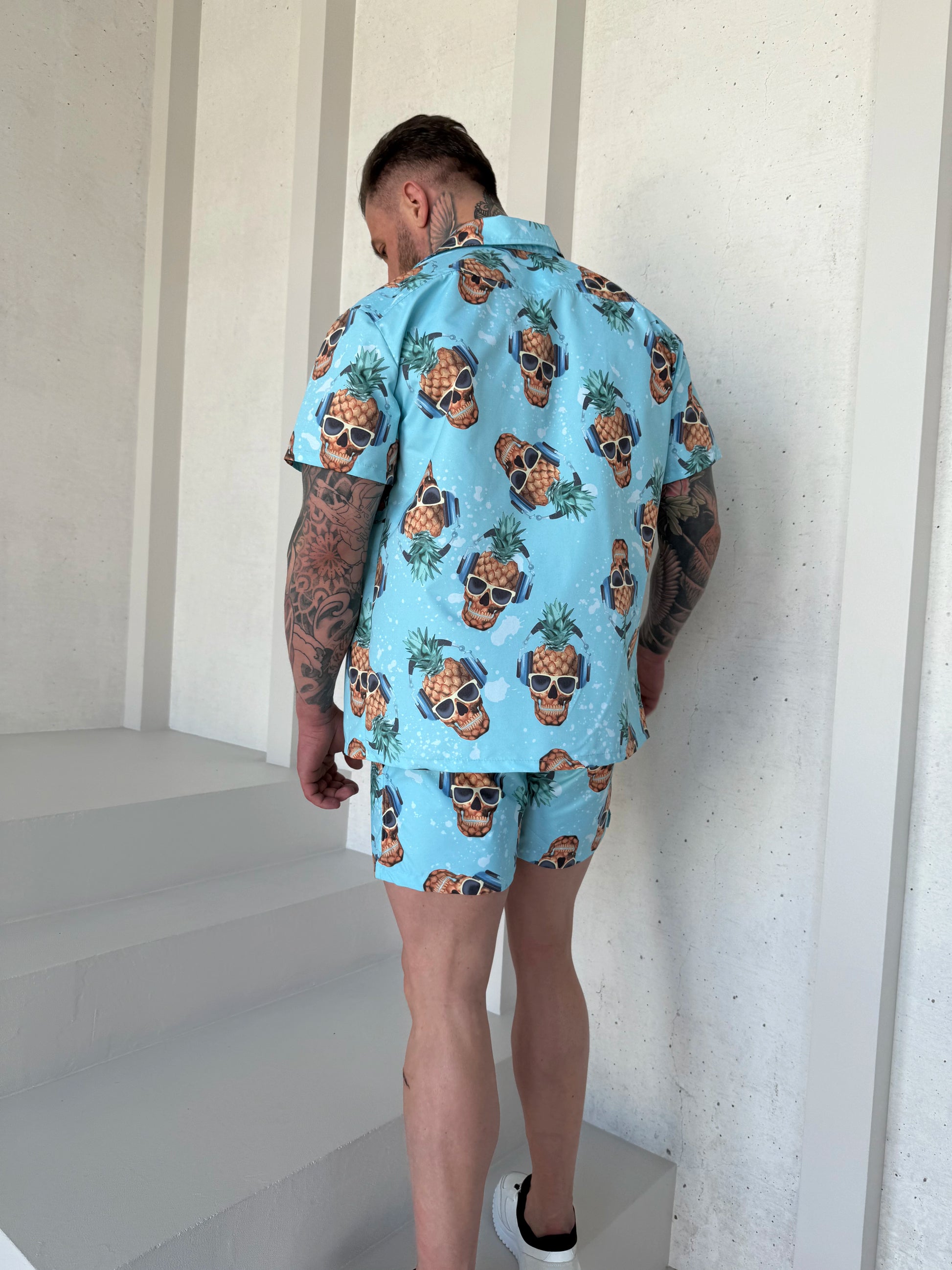 Комплект пляжний чоловічий PINEAPPLE SKULLS
