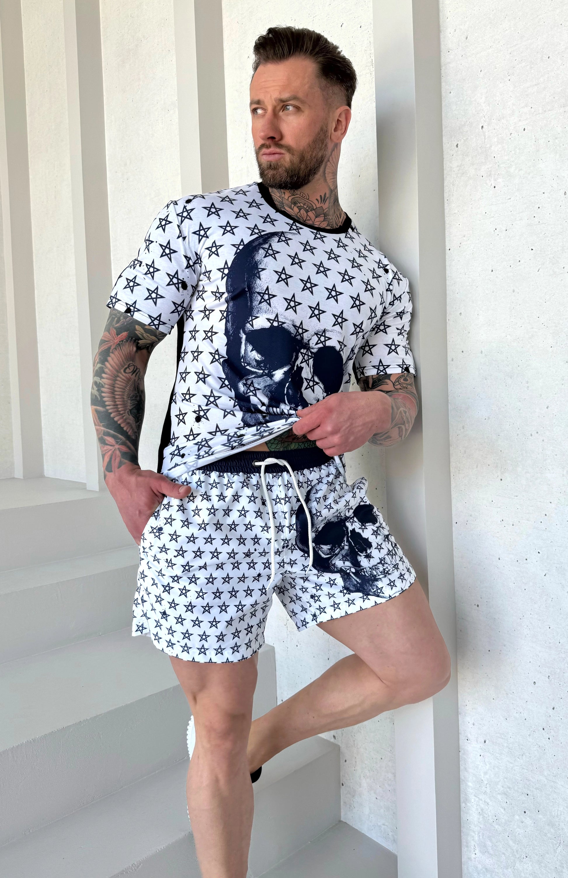 Комплект пляжний чоловічий SKULL STARS