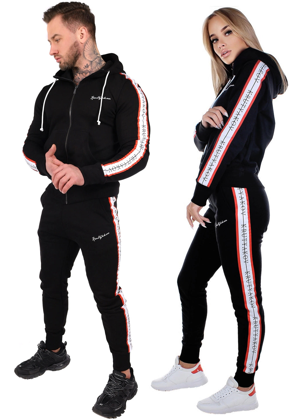TRACKSUITS FOR COUPLE STRIPES