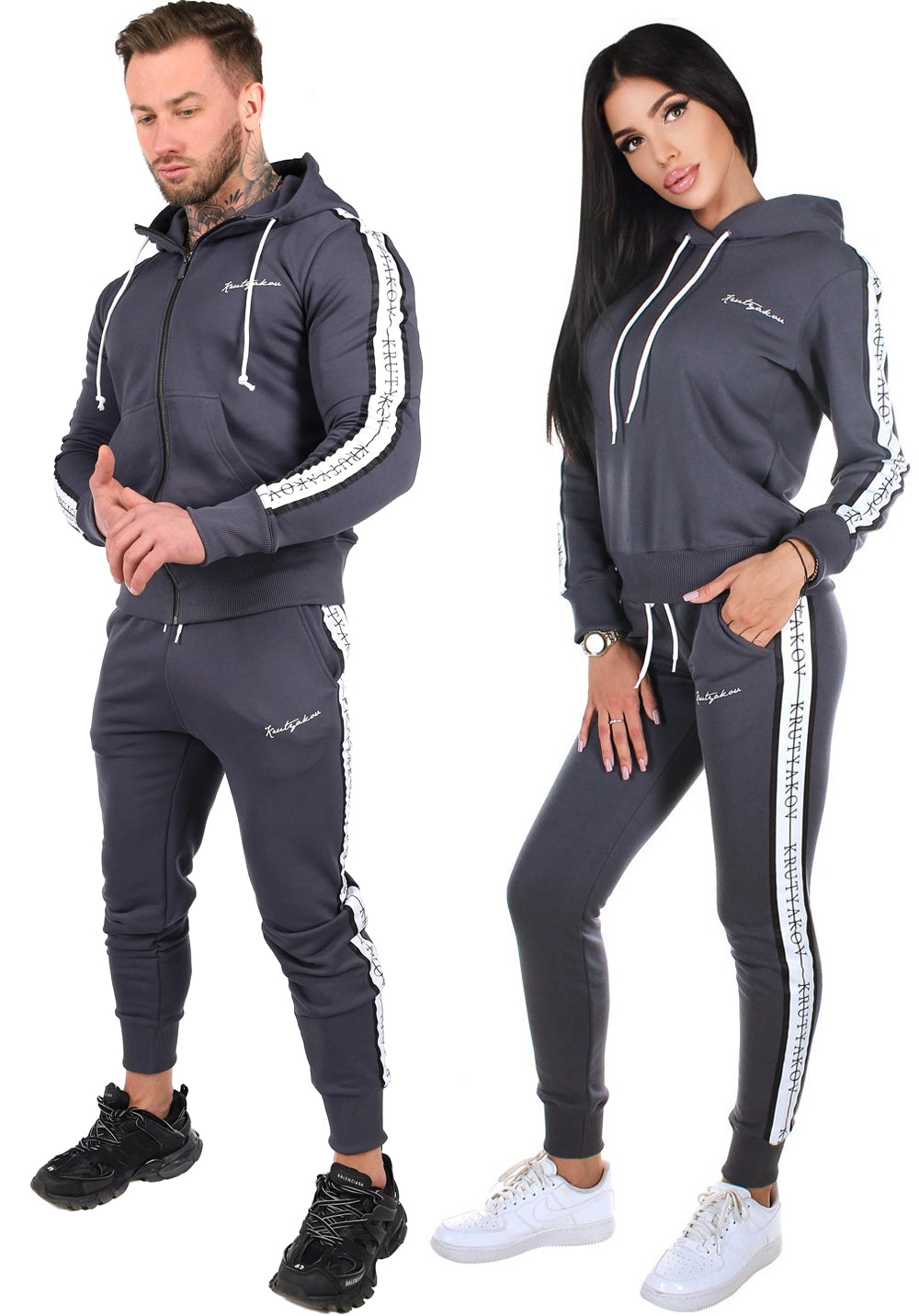 TRACKSUITS FOR COUPLE STRIPES