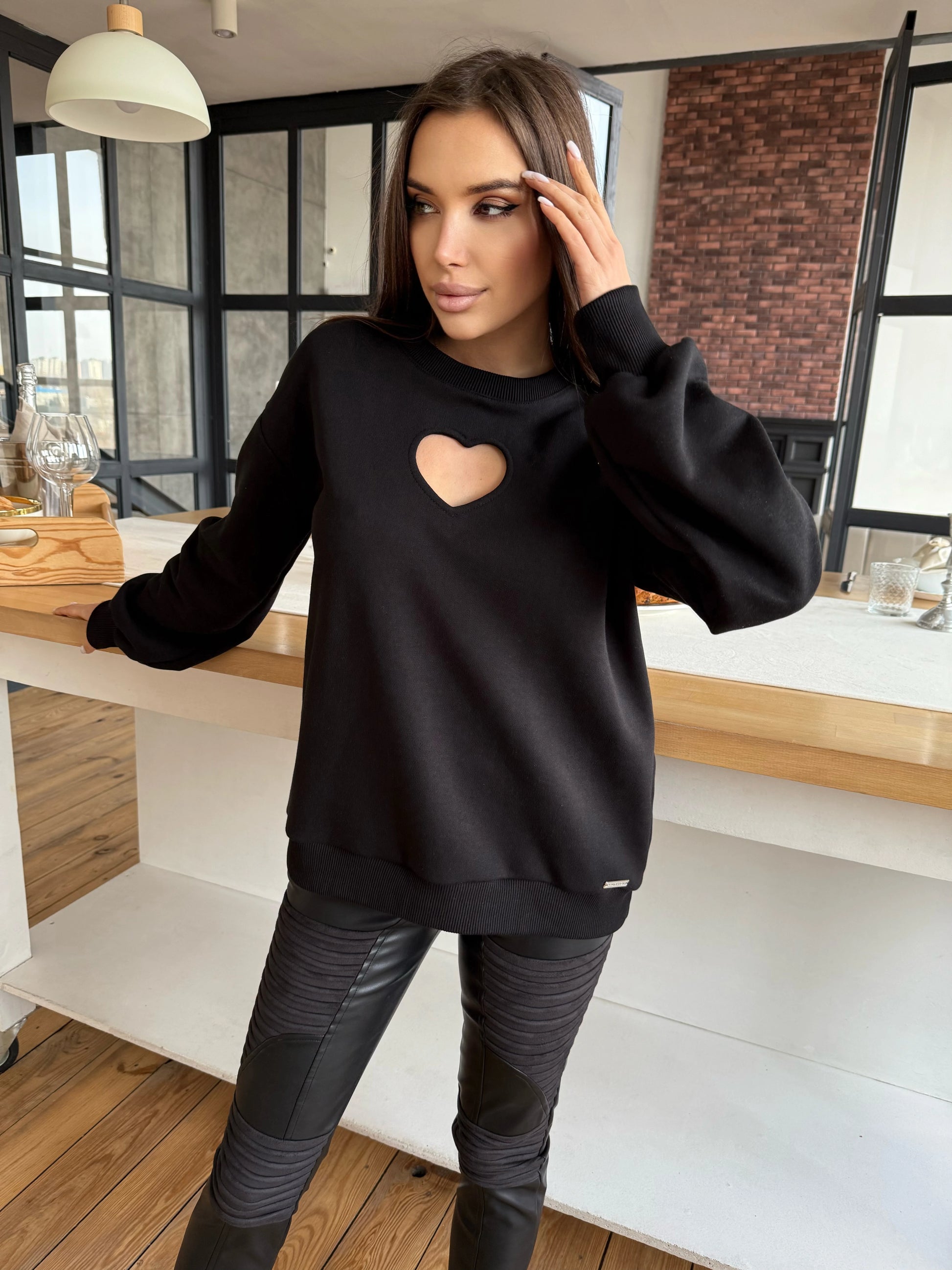 SWEATSHIRT LITTLE HEART