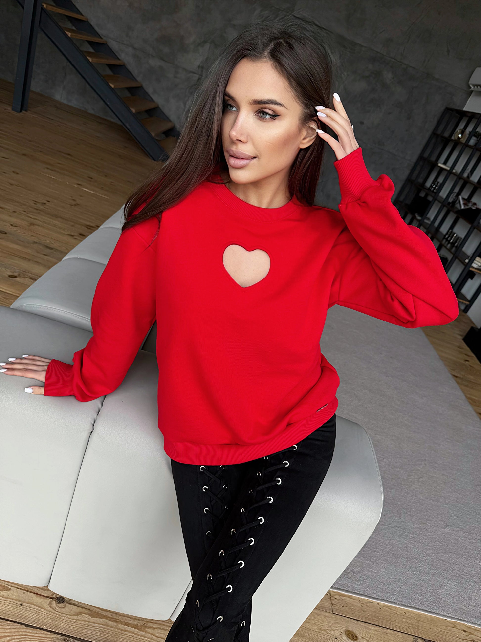 SWEATSHIRT LITTLE HEART