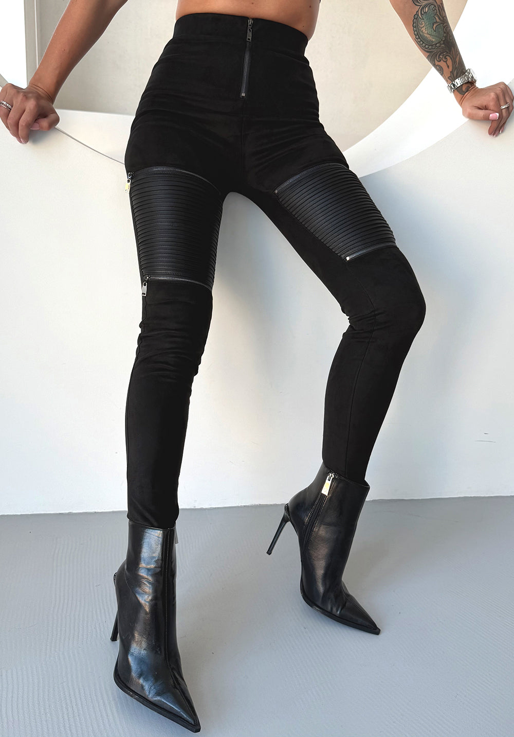 ЛЕГІНСИ LEATHER 4 SUEDE