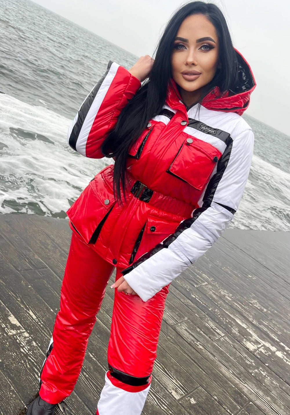 Зимовий лижний костюм FREYA червоний