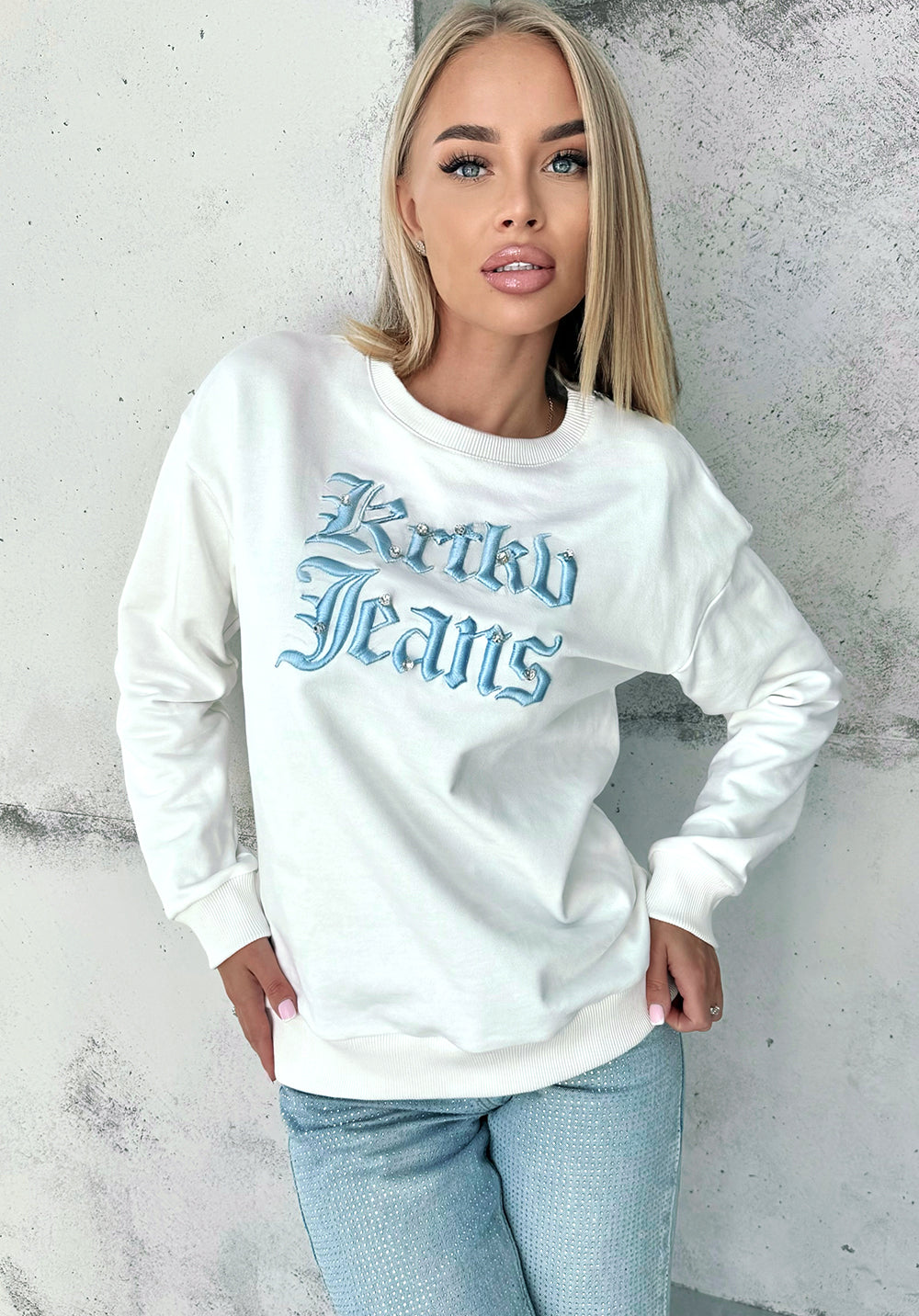 СВІТШОТ KRTKV JEANS STONES