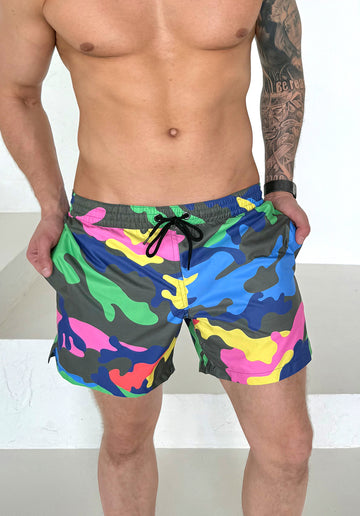 Шорти пляжні чоловічі CAMO BRIGHT