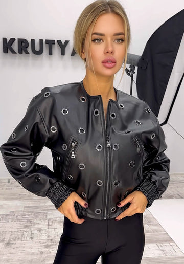 КУРТКА БОМБЕР METAL RINGS