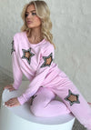 Жіночий рожевий спортивний костюм Stars KRUTYAKOV