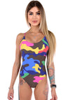 SWIMSUIT CAMO BRIGHT