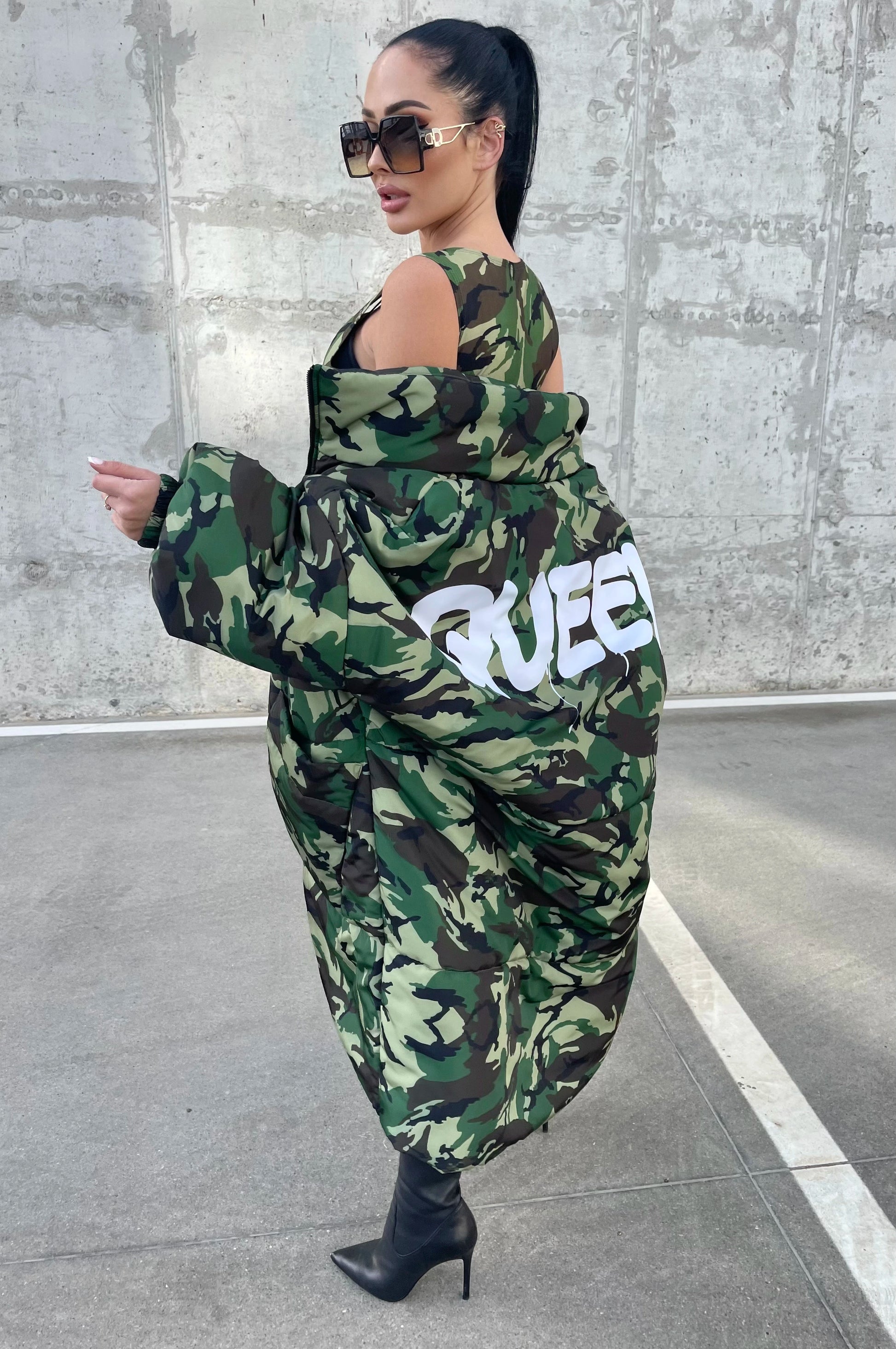 КУРТКА ОВЕРСАЙЗ CAMO QUEEN