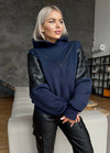 Жіноче худі Leplex темно-синє