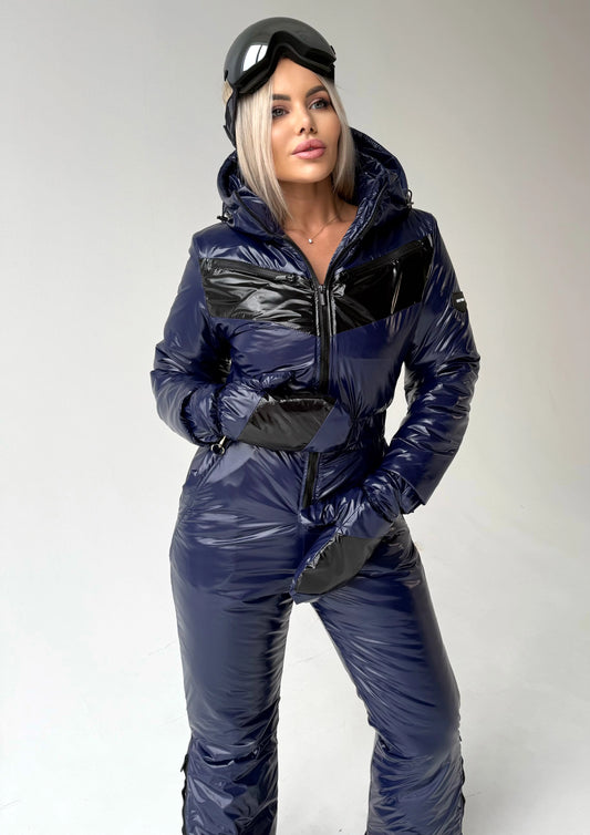 Лижний комбінезон SANTA темно-синій