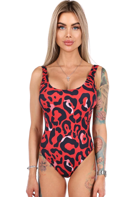 SWIMSUIT SAFARI RED