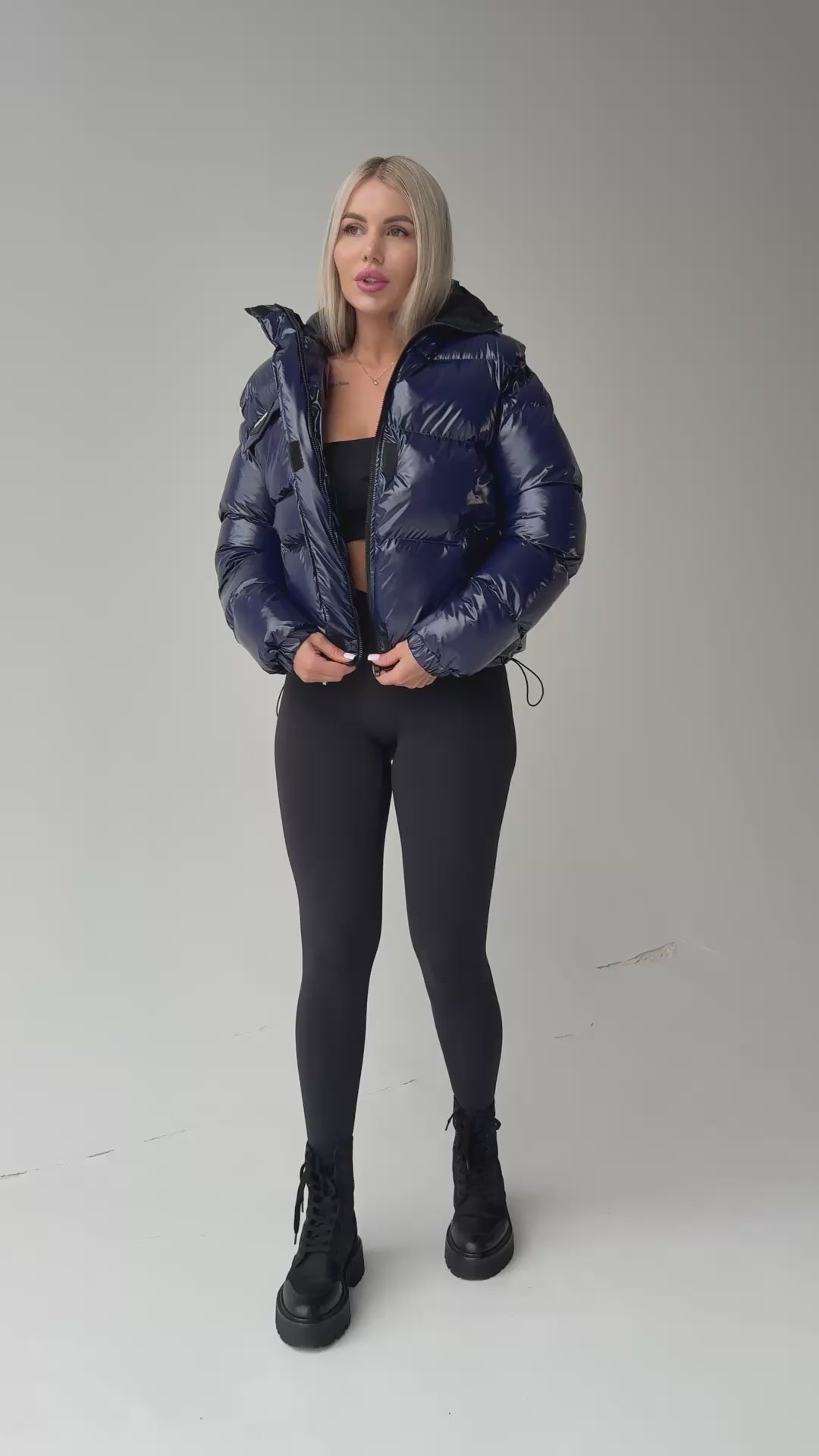 Жіноча зимова куртка Alpha синя