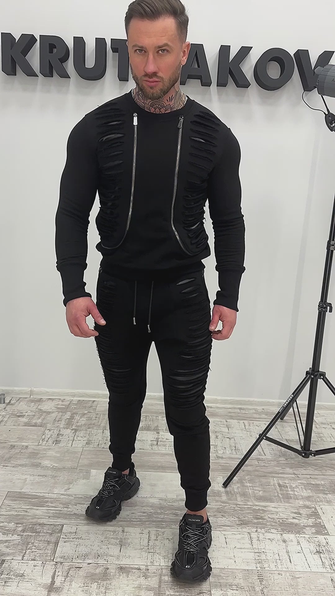 TRACKSUIT DESTROY LEATHER