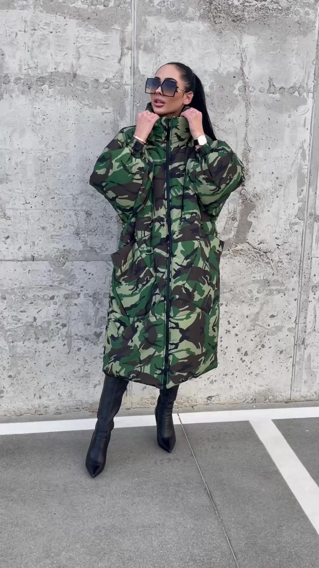 КУРТКА ОВЕРСАЙЗ CAMO QUEEN